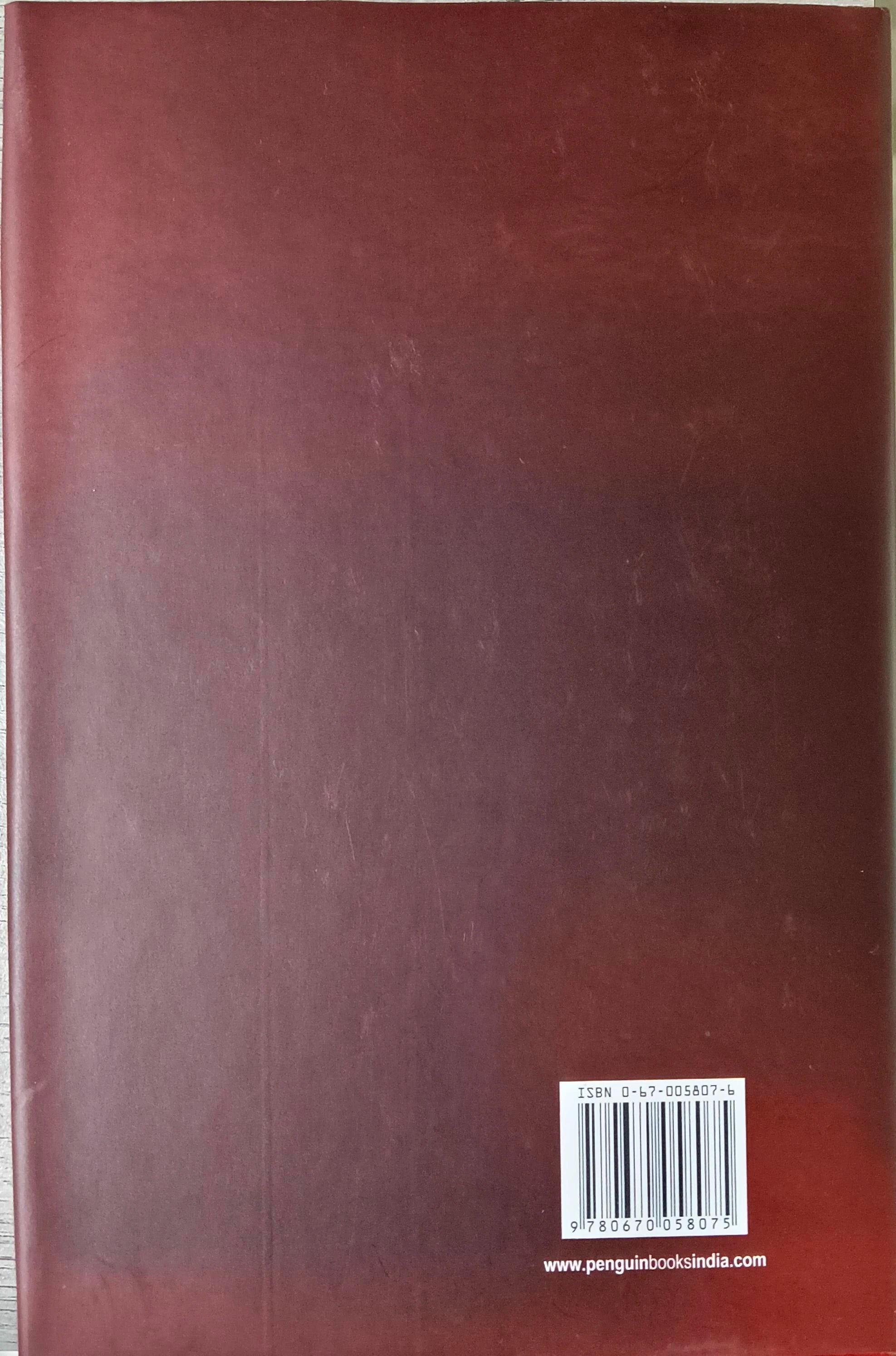 Back cover of Sri Sathya Sai Baba A Life paperback book with barcode