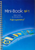 Spiral-bound Mini-Book No 1 by Phyllis Krystal with blue cover and spiritual symbols