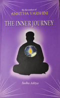 Paperback book The Inner Journey by Sudha Aditya with purple cover and meditating silhouette