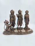 Large polyresin Ram Darbar set sculpture on decorative base